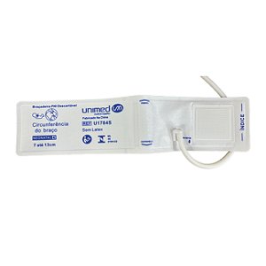 BRAÇADEIRA NEONATAL DESCARTAVEL 1 VIA - CONECTOR UNIVERSAL - TAMANHO 4 - 7-13 CM - UNIMED