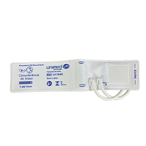 BRAÇADEIRA NEONATAL DESCARTAVEL 2 VIAS - CONECTOR PHILIPS - TAMANHO 4 - 7-13 CM - UNIMED