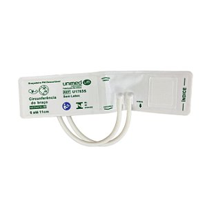 BRAÇADEIRA NEONATAL DESCARTAVEL 2 VIAS - CONECTOR UNIVERSAL - TAMANHO 3 - 6-11 CM - UNIMED