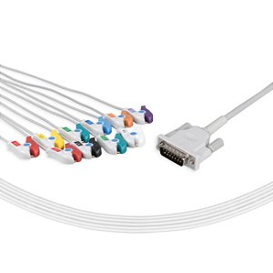 CABO DE ECG 10 VIAS - TIPO GARRA - BIONET-PHILIPS-HP - UNIMED