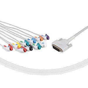 CABO DE ECG 10 VIAS - TIPO GARRA - NIHON KOHDEN - UNIMED