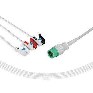 CABO DE ECG 3 VIAS - TIPO GARRA MINDRAY IMAC/UMEC/ALFAMED/ EDAN - BY