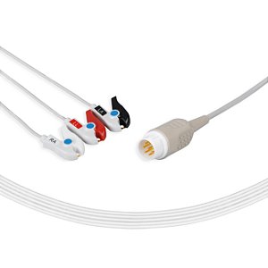 CABO DE ECG 3 VIAS - TIPO GARRA PHILIPS - BY