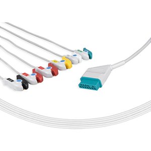 CABO DE ECG 6 VIAS - TIPO GARRA NIHON KOHDEN - UNIMED