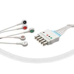 KIT RABICHO DE ECG 5 VIAS - TIPO GARRA PHILIPS - UNIMED