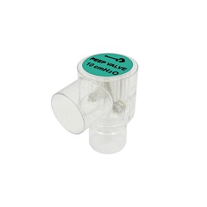 VÁLVULA F-PEEP 10CM H2O COM CONECTOR, OD:22MM, COR VERDE - BY-BESMED