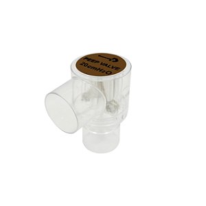 VÁLVULA F-PEEP 20CM H2O COM CONECTOR, OD:22MM, COR MARROM - BY-BESMED