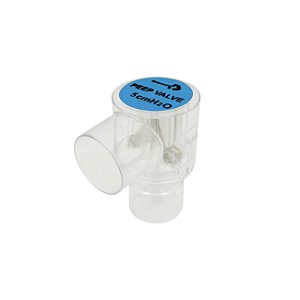 VÁLVULA F-PEEP 5CM H2O COM CONECTOR, OD:22MM, COR AZUL - BY-BESMED