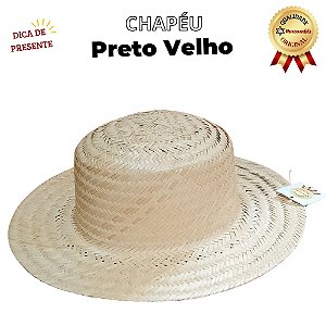 Chapéu de Palha Preto Velho Umbanda