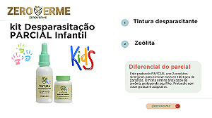 Desparasitação Hulda Clark INFANTIL PARCIAL (protocolo 6 meses á 11 anos)