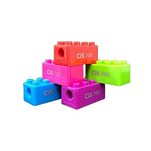 Apontador Encaixe Lego