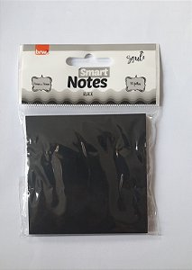 Bloco Adesivado Smart 76x76 mm Preto