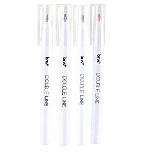 Caneta Marcador Double Line BRW