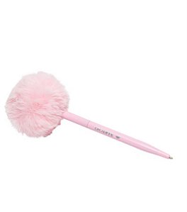 Caneta Esferográfica Pompom Pink Vibes