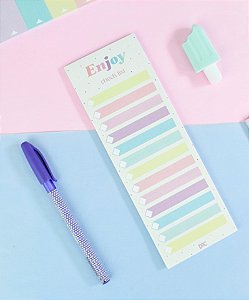 Bloco de anotações com folhas destacáveis DAC Enjoy
