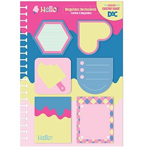 Acessório para Caderno Smart Universitário DAC Hello com 6 bloquinhos – DAC