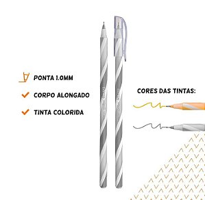Caneta Esferográfica Wave 1.0MM Bazze