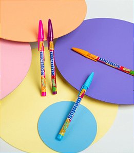 Caneta Esferográfica Jet Lux Mentos - 4 cores
