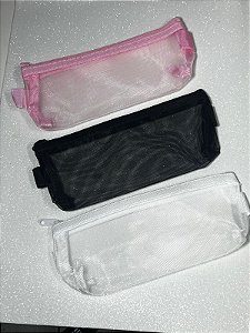 Estojo telinha transparente