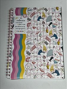 Kit Caderno e Marca Página Magnético