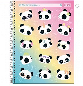 Caderno Universitário Lovely Friend 1 Mat Tilibra