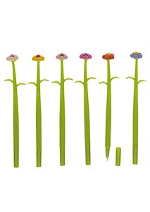 Caneta Gel Flowers Pequena 0.5mm Molin