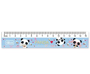 Régua Panda 15cm Tilibra