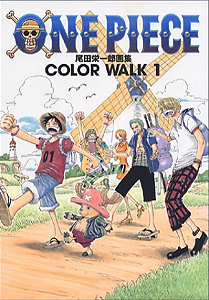 Artbook ONE PIECE Color Walk Vol. 1 (Em Japonês) Eiichiro Oda + 1 Brinde