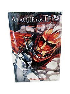 Mangá Ataque dos Titãs Vol. 1 (Em Português) Hajime Isayama, [Seinen] + 1 Brinde