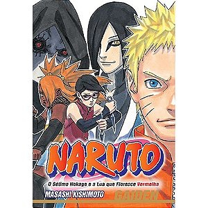 Mangá Naruto GAIDEN O Sétimo Hokage e a Lua que Floresce Vermelha vol. único (Em Português) + 1 Pôster