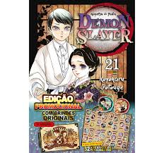 Mangá Demon Slayer: Kimetsu No Yaiba Ed. Especial Vol. 21 (Em Português) +2 Brindes
