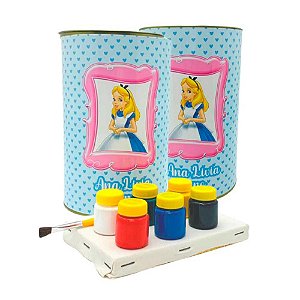 Lata Grande com kit Pintura