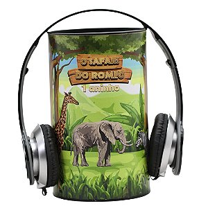Lata com Fone de Ouvido