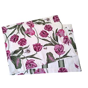 Jogo Americano Abelha Flor Fucsia