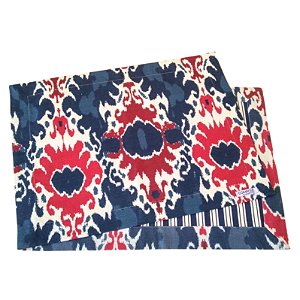 Jogo Americano Ikat Azul