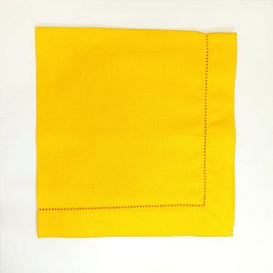 Guardanapo Linho Misto Amarelo 45x45