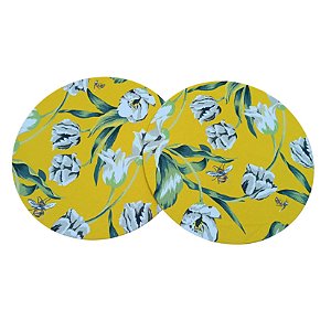Capa Sousplat Abelha fundo Amarelo