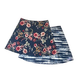 Jogo Americano Mesa Redonda Flor África Azul