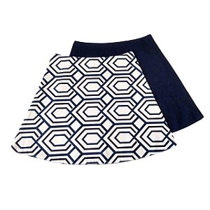 Jogo Americano Mesa Redonda Geométrico Azul