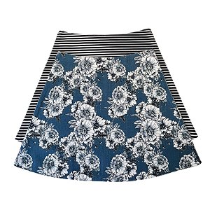 Jogo Americano Mesa Redonda Margarida Azul