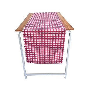 Passadeira Xadrez Vermelha