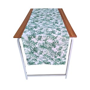 Passadeira Toile De Jouy Verde