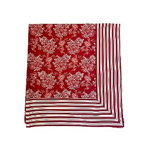 Toalha de Mesa Retangular com Barrado