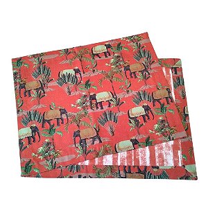 Jogo Americano Elefante Coral