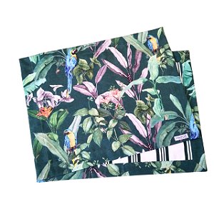 Jogo Americano Arara fundo Verde