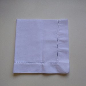 Guardanapo Linho Misto Branco 45x45