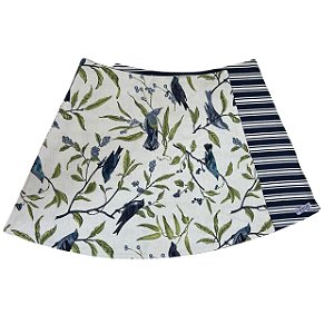 Jogo Americano Mesa Redonda Passarinho Azul