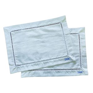 Jogo Americano Branco Ponto Palito