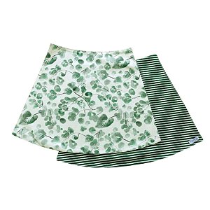 Jogo Americano Mesa Redonda Folhagem Verde