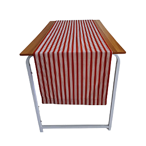 Passadeira Listra Vermelho Claro